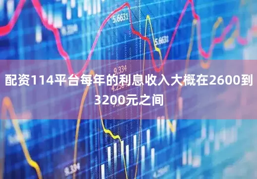 配资114平台每年的利息收入大概在2600到3200元之间